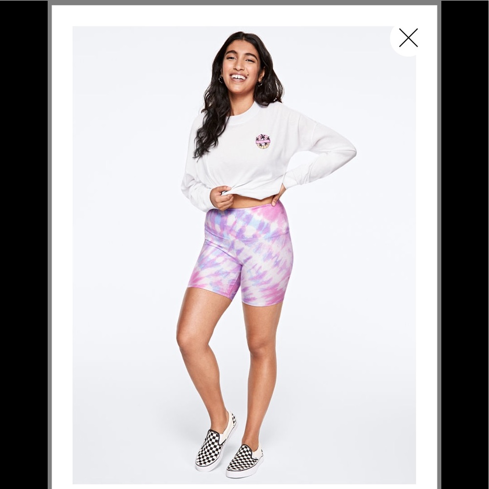 New Pink Victoria secret biker shorts